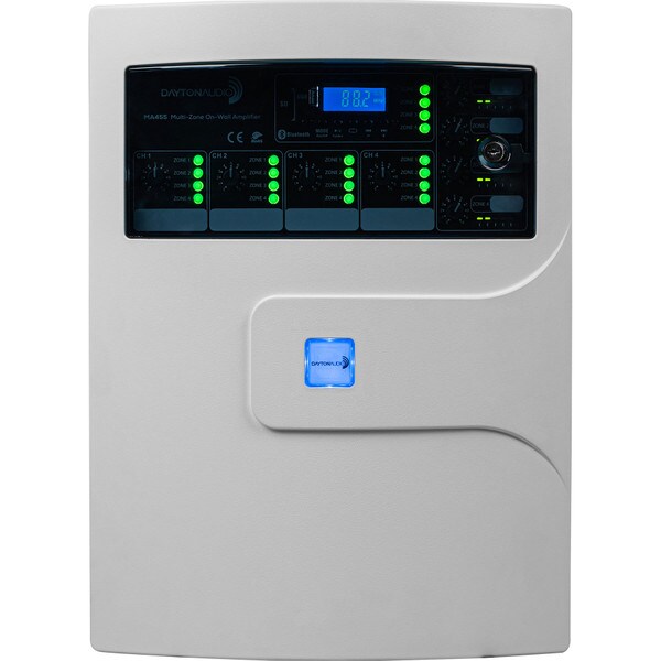 Main product image for Dayton Audio MA455 Multi-Zone On-Wall 4 Channel Amplifier300-786
